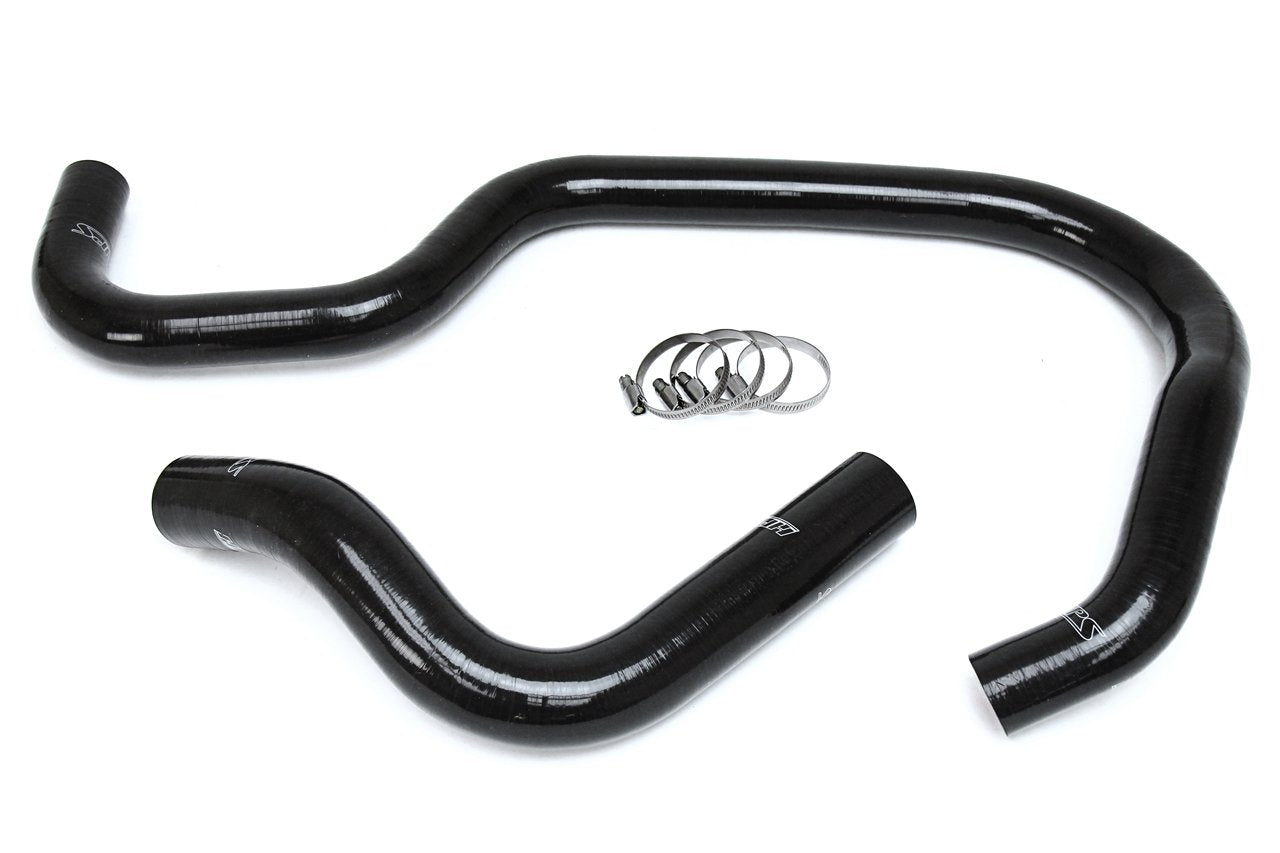 HPS Black Reinforced Silicone Radiator Hose Kit Coolant Chevy 07-13 Silverado 4.8L 5.3L