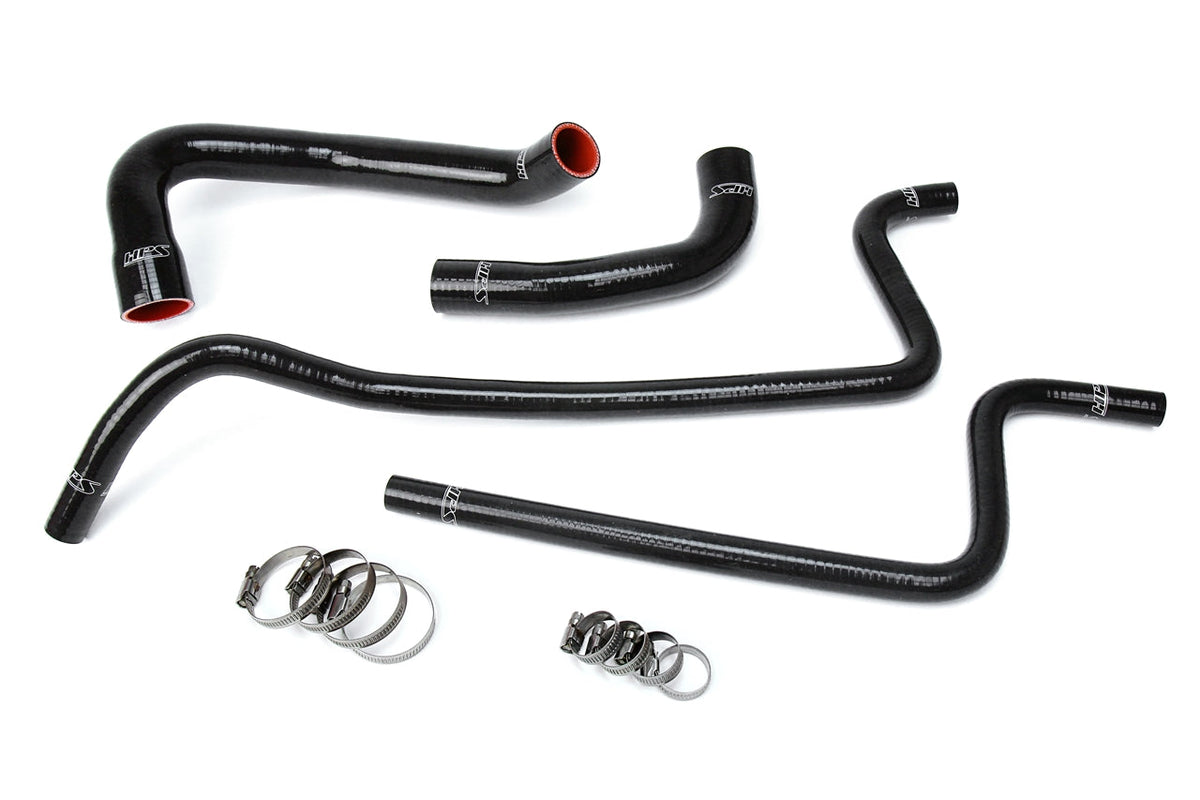 HPS Performance HPS Black Reinforced Silicone Radiator + Heater Hose Kit Jeep 00-01