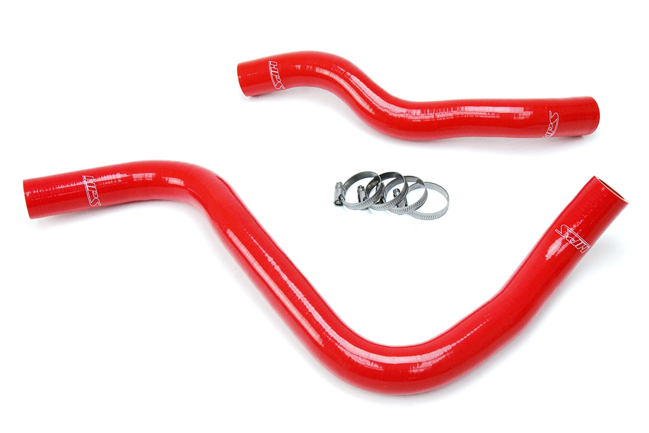 HPS Performance HPS Red Reinforced Silicone Radiator Hose Kit Coolant Honda 03-07 Accord