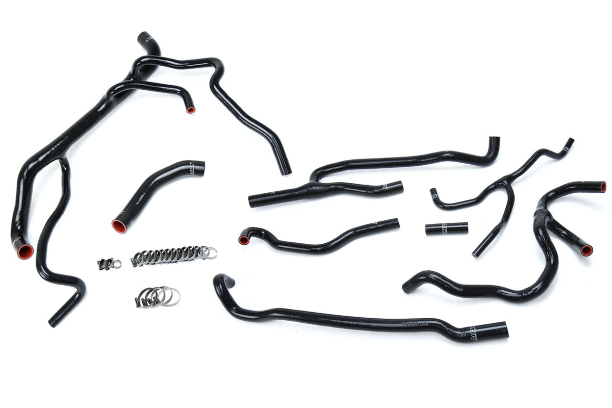 HPS Performance Products HPS Black Reinforced Silicone Radiator + Heater Hose Kit Coolant
