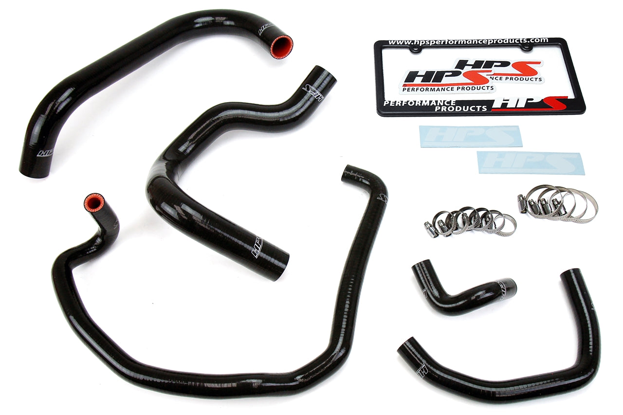 HPS Performance Products HPS Black Reinforced Silicone Radiator + Heater Hose Kit — 1K849