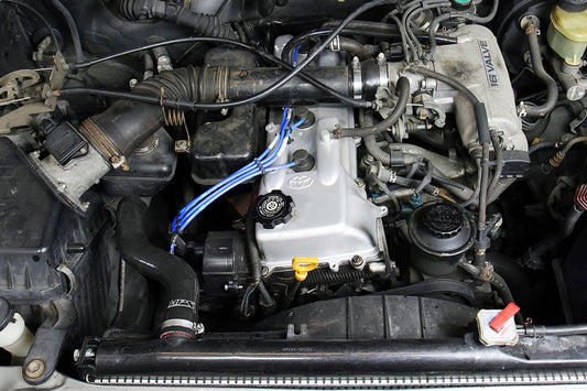 HPS Performance Products HPS Reinforced Black Silicone Radiator Hose Kit Coolant — 1K846