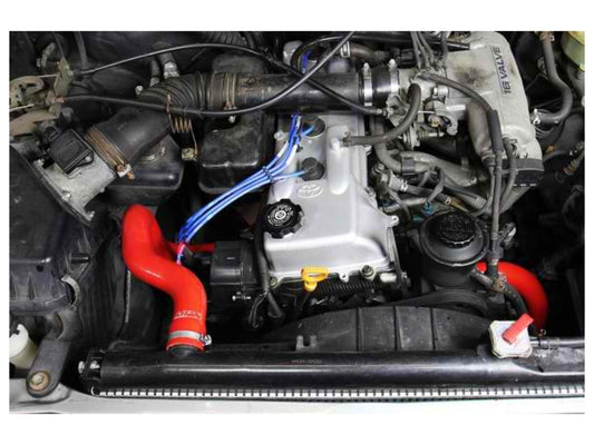 HPS Performance Products HPS Reinforced Red Silicone Radiator Hose Kit Coolant Toyota