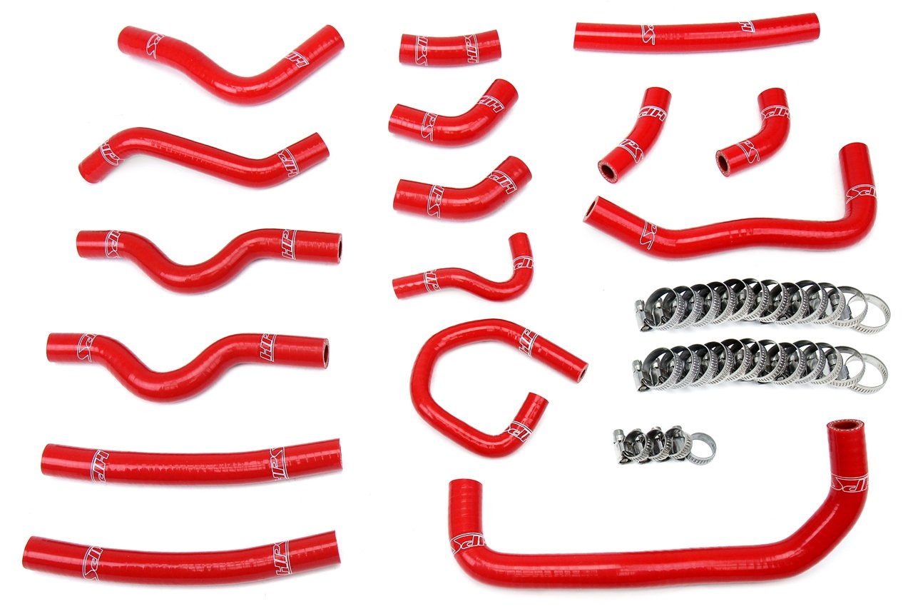 HPS Performance HPS Reinforced Silicone Heater Hose Kit Complete 16pcs Set