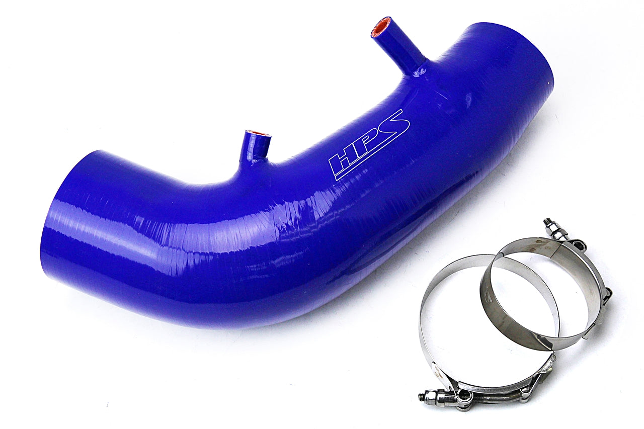 HPS Performance HPS Blue Reinforced Silicone Post MAF Air Intake Hose Kit Honda 06-09