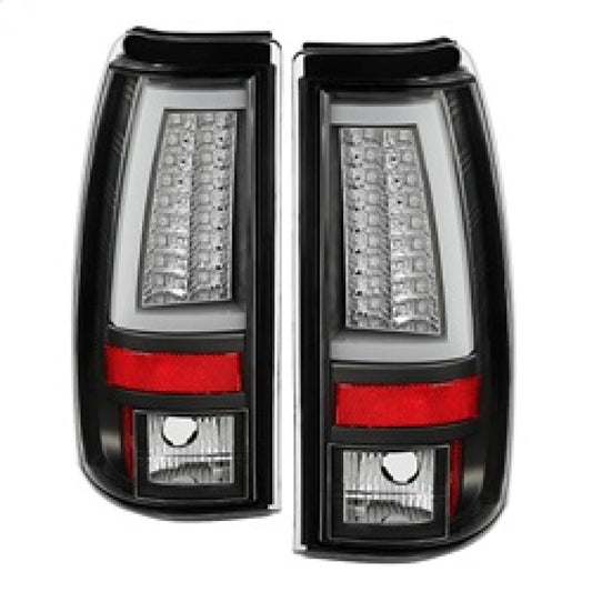 Spyder Chevy Silverado 1500/2500 03-06 Version 2 LED Tail Lights - Black ALT-YD-CS03V2-LED-BK 5081919
