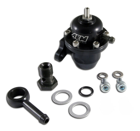 AEM Electronics Fuel Pressure Regulator Black Honda Acura — 0191P
