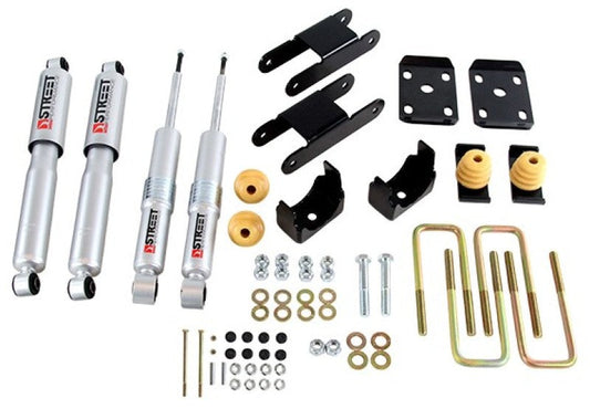 Belltech LOWERING KIT 18-20 Chevy Colorado/Canyon All Cab/SB -0-3in F / -4in R w/ Street Perf Shocks 1100SP
