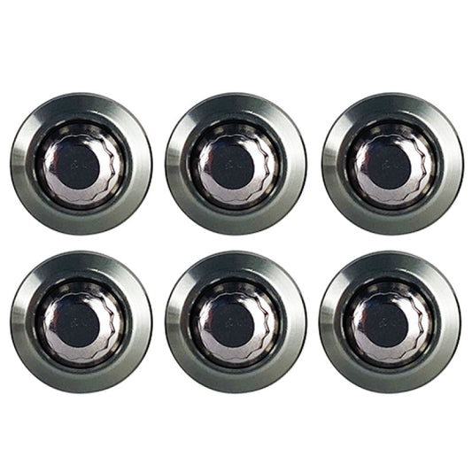 BLOX Racing New Fender Washers Kit M6 12pt - 6pc Large Diameter Gun Metal BXAC-00311-GM