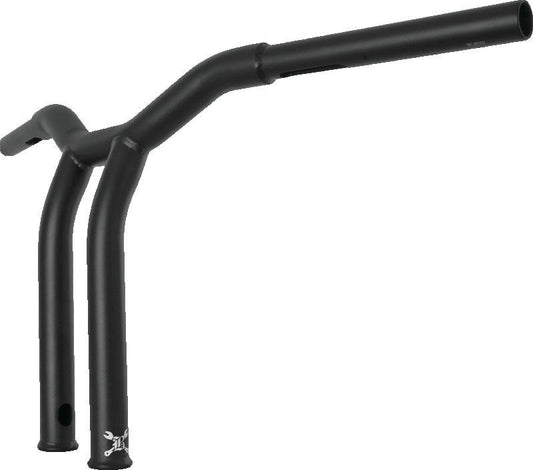 Burly Brand Dominator Raked Bar 12in - Matte Black B12-6052SB