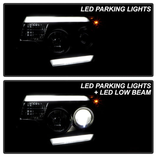 SPYDER 12-15 Toyota Tacoma High-Power LED Module Headlights 5088413