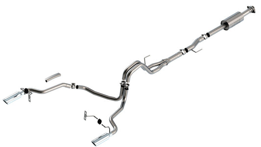 Borla F-150 2021 2.7L/3.5L 4dr CC SB EC STB Lari/King R/Plinum/LTD 3/2.25 SRE CB S-Type