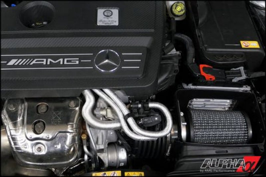 AMS Performance 14-18 Mercedes-Benz CLA 45 AMG 2.0T Alpha Intake System w/Carbon Fiber Duct & Lid ALP.19.08.0004-1