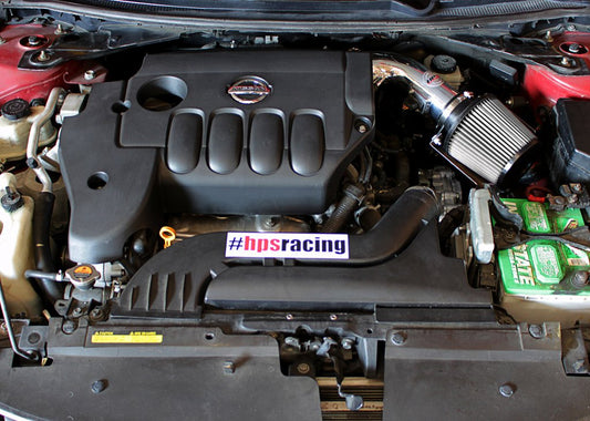 HPS Shortram Air Intake Kit 2007-2012 Nissan Altima 2.5L 4Cyl, Includes Heat Shield