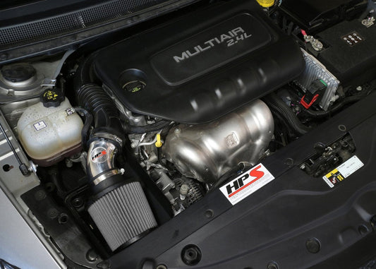HPS Shortram Air Intake Kit 2015-2017 Chrysler 200 2.4L without MAF sensor — 1VXWL