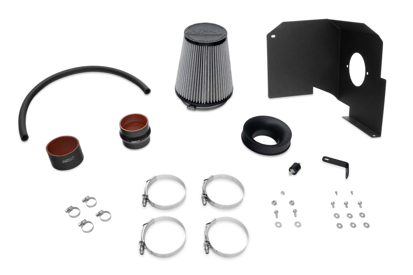 HPS Performance Air Intake Kit 2014-2019 GMC Sierra 1500 5.3L V8, Includes Heat Shield