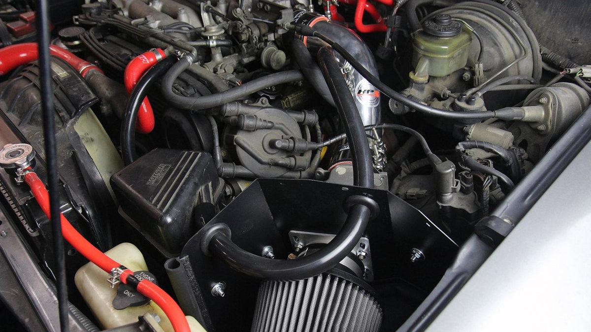 HPS Shortram Air Intake Kit 1989-1995 Toyota 4Runner 3.0L V6, Includes Heat Shield, Black