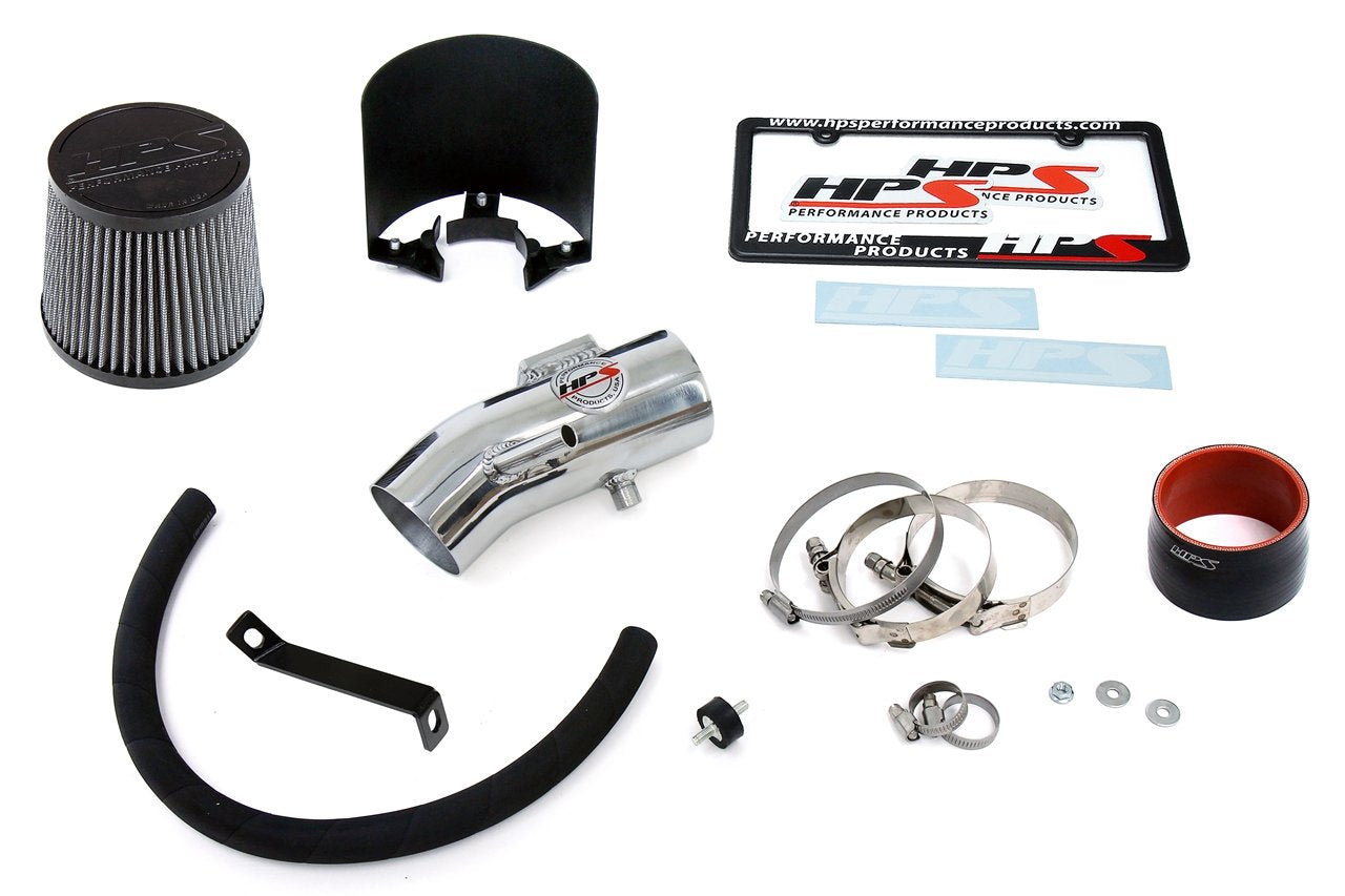 HPS Shortram Air Intake Kit 2013-2016 Nissan Pathfinder 3.5L V6, Includes Heat Shield
