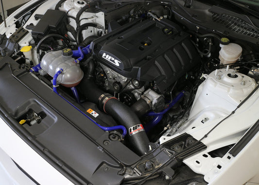 HPS Performance HPS Cold Air Intake Kit 2015-2017 Ford Mustang Ecoboost 2.3L Turbo, Black