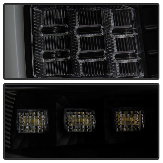 Spyder 99-04 Jeep Grand Cherokee - Light Bar Led Tail Lights - Black Smoke - ALT-YD-JGC99V3-BSM 5086150