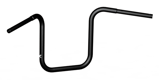 Burly Brand Ape Hanger Handlebar 12in - Black B12-1700TFB