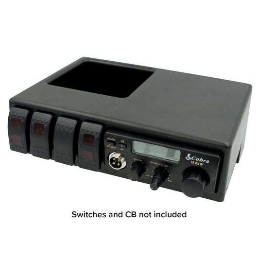 Autometer 2018+ Jeep JL Switch Panel / CB Mount - BLACK 5397