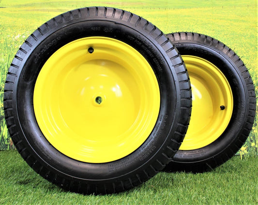 22x9.50-12 4 Ply Turf Tires & Wheels for John Deere Lawn & Garden Mower Turf Tires (Set (2)