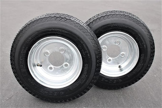 Antego Tire and Wheel (Set of 2) 4.80-8 Tire and Wheel Assemblies (2)