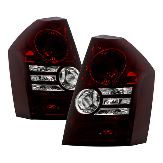 SPYDER Xtune Chrysler 300 2008-2010 OEM Style Tail Lights -Red Smoked ALT-JH-C308-OE-RSM 9033834