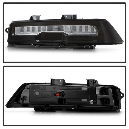 SPYDER xTune 14-15 Chevy Camaro OE Plus Full LED Tail Light - Smoke Clear (ALT-JH-CCAM14-OEP-FLED-SM) 9960321