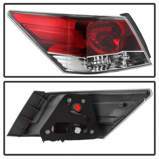 SPYDER xTune 08-12 Honda Accord 4DR Passenger Side Tail Lights - OEM Right (ALT-JH-HA084D-OE-OR) 9942945