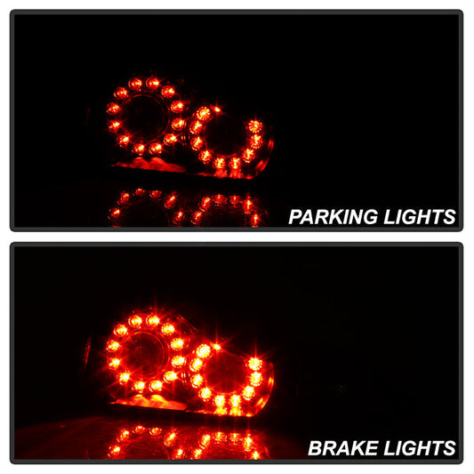SPYDER 08-13 Infiniti G35 G37 Coupe Only / Q60 14-15 OEM Style Tail Lights - Black 9047534