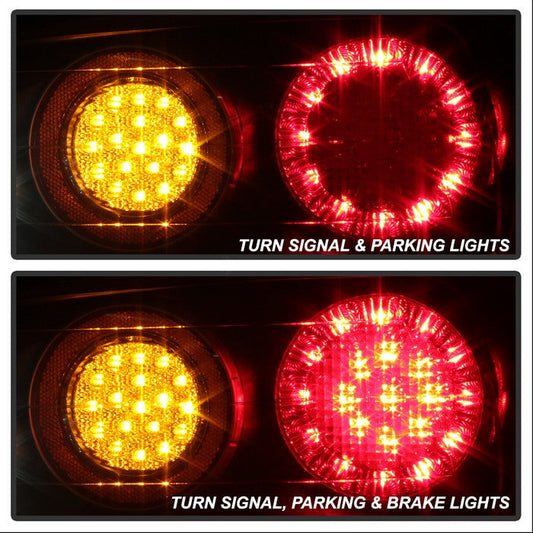 SPYDER xTune 00-03 Honda S2000 LED Tail Lights - Black (ALT-ON-HS2K00-LED-BK) 9038525
