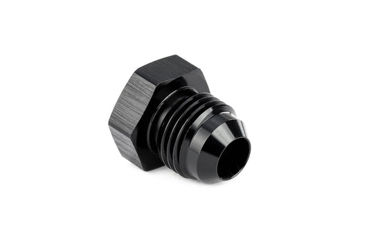 HPS Performance Products AN Fittings Plug, Aluminum, Black