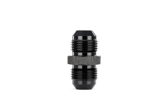HPS Performance Products AN Male to Male Union Adapter, Aluminum, Black