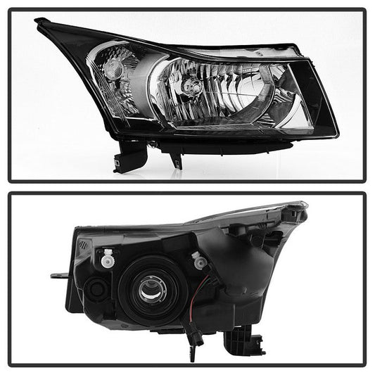 SPYDER xTune 13-15 Chevrolet Cruze Passenger Side Halogen Headlight - OEM Right (HD-JH-CCRZ13-OE-R) 9942310