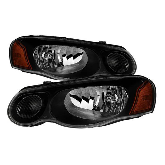 SPYDER Xtune Chrysler Sebring Convertible & Sedan 04-06 OEM Style Headlights Black HD-JH-CHRSE04-4D-AM-BK 9029622