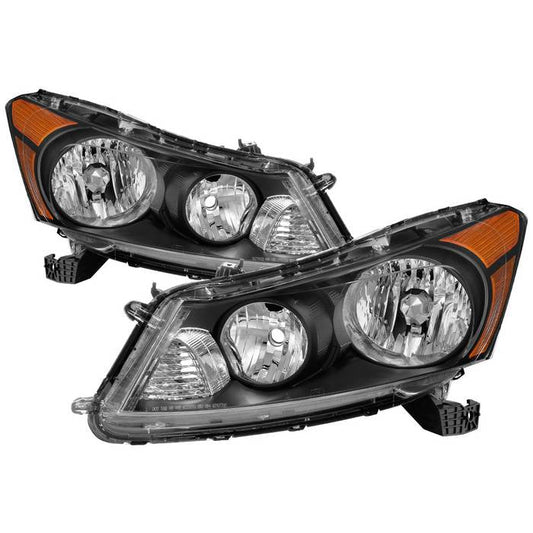 SPYDER xTune Honda Accord 08-12 Sedan Only OEM Style Headlight - OEM Black HD-JH-HA08-4D-BK 9040047