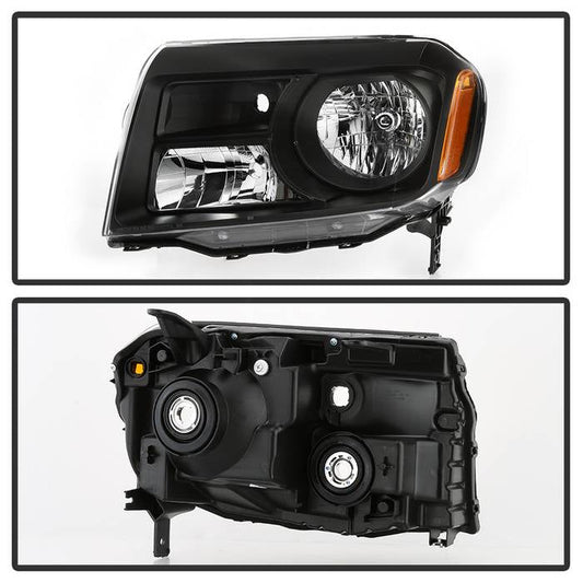 X-Tune 12-15 Honda Pilot OEM Style Headlights - Black (Hd-Jh-HPIL12-Am-Bk) 9046490