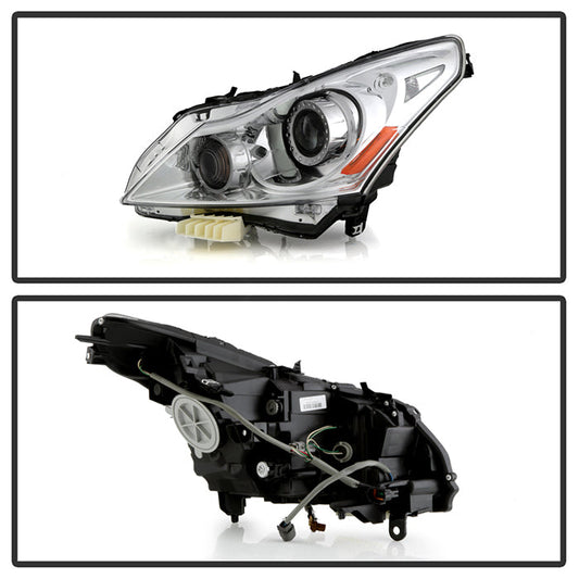 SPYDER XTune 10-15 Infiniti G25/G37 4Dr Sedan (Fit HID) Headlight Left (HD-JH-IG3710-4D-HID-L) 9949951