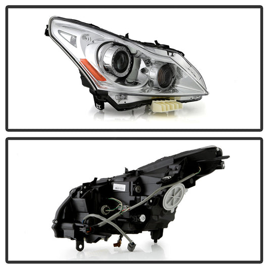 SPYDER xtune 10-15 Infiniti G25/G37 4Dr Sedan (Fit HID) Pass. Side Headlight Right (HD-JH-IG3710-4D-HID-R) 9949968