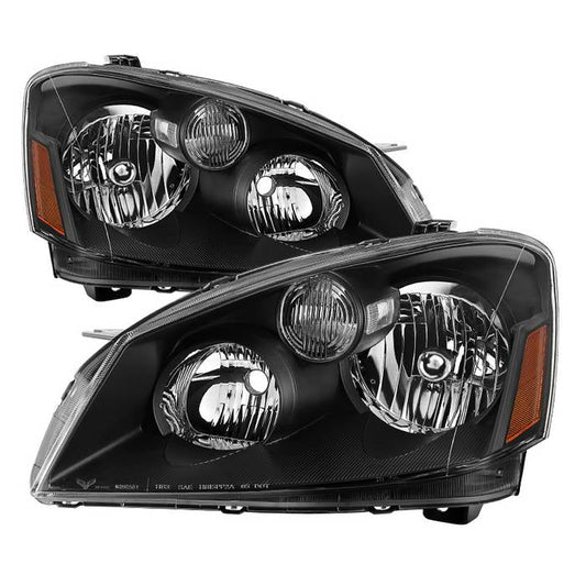 SPYDER Xtune Nissan Altima 05-06 Halogen Model Only OEM Style Black Bezel Headlights HD-JH-NA05-AM-BK 9031823
