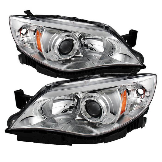 SPYDER Xtune Subaru Impreza Wrx 08-14 Halogen Models Only Headlights Chrome HD-JH-SI08-AM-C 9028274
