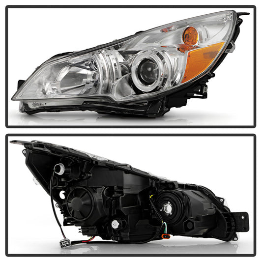SPYDER xTune Subaru Legacy 10-12 / Outback 10-12 OEM Style Headlights - Chrome (HD-JH-SLEG10-AM-C) 9041099