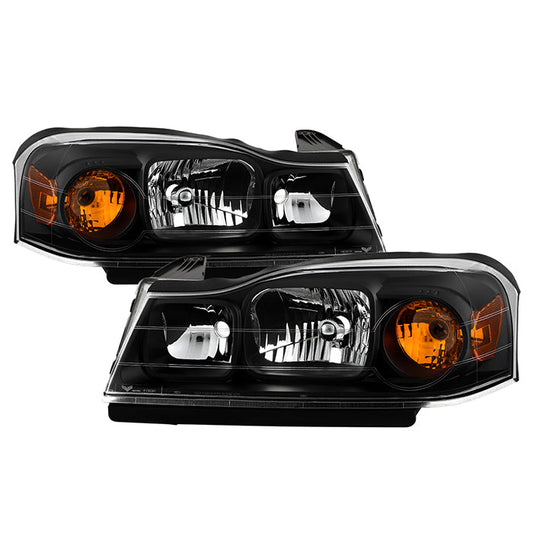 SPYDER Xtune Saturn Vue 06-07 Crystal Headlights Black HD-JH-SVUE06-AM-BK 9024030