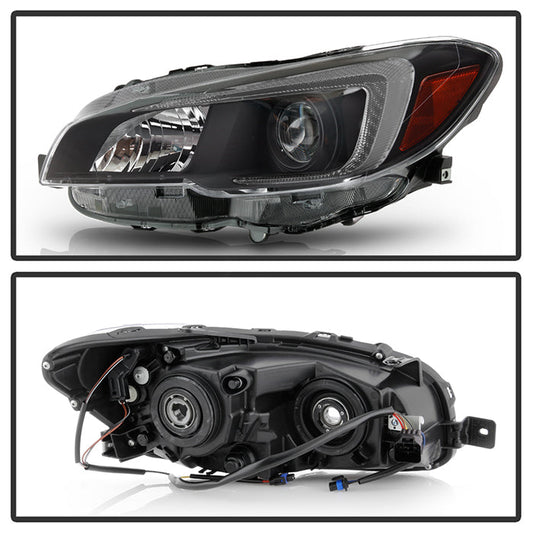 SPYDER 15-19 Subaru WRX Halogen Models Only OEM Style Headlights - Black 9049156
