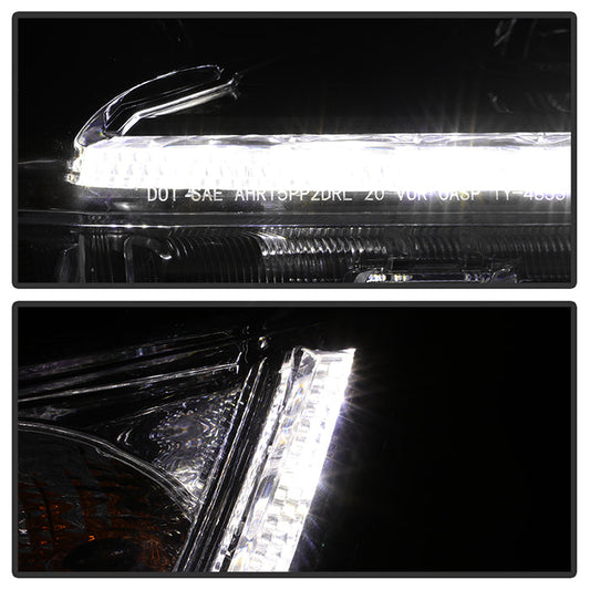 xTune Toyota Highlander 17-19 w/LED DRL Halogen Headlight - OE Black Left