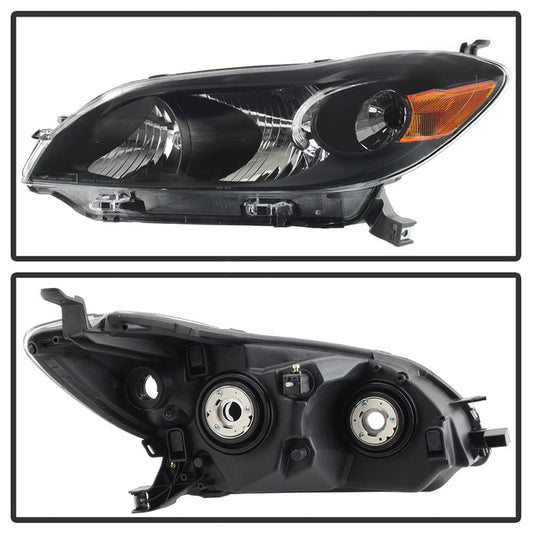SPYDER xTune 09-13 Toyota Matrix OEM Style Headlights - Black (HD-JH-TM09-AM-BK) 9039164