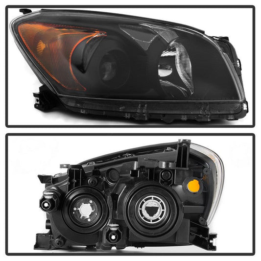SPYDER xTune 09-12 Toyota RAV4 OEM Style Headlights - Black (HD-JH-TRAV409-AM-BK) 9040740