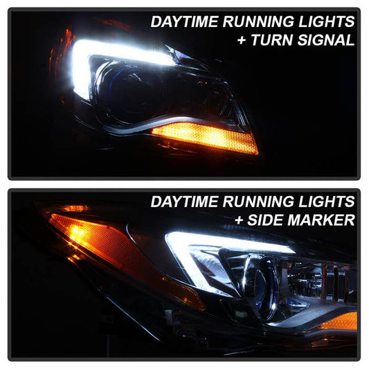 SPYDER xTune 14-17 Buick Regal Passenger Side HID Projector Headlights - OEM Right (PRO-JH-BREG14-HID-R) 9943768